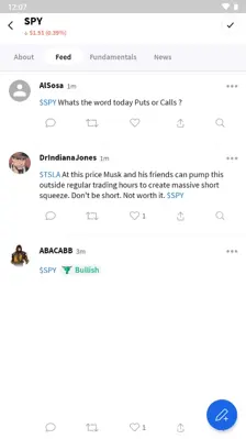 StockTwits android App screenshot 6